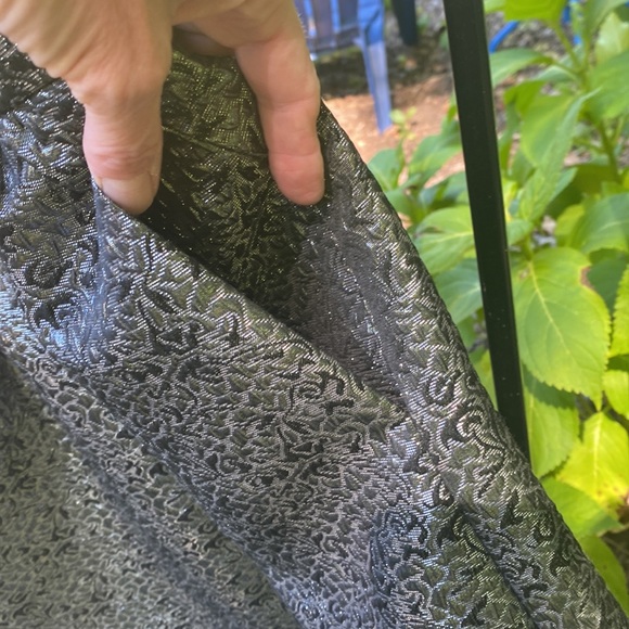 Frenchie cocktail sleeveless dress black and silver size large - Picture 7 of 8